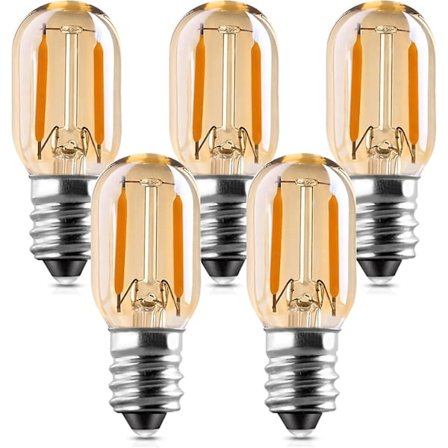 Led E14 1w, Genixgreen T22 Veilleuse Tubulaire Vintage Amber Glow 10w Remplacement Des Incandescents E14 Base (FW)