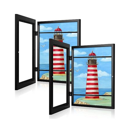 Børnebilledrammer, Rammer med åben front til børns kunstværker, udstillingsramme til A4