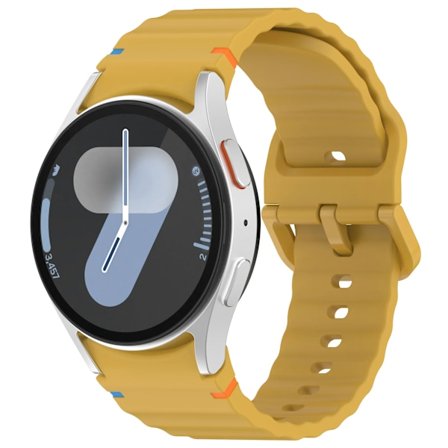 Officiellt silikonarmband för Samsung Galaxy Watch 7/FE/6/5/4 44mm 40mm 5 Pro Vågarmband för Watch 6 4 Classic 46mm 42mm Band