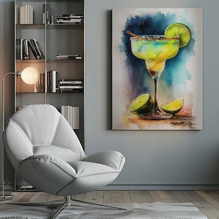 Drinks cocktail Canvastavla 50x70 cm