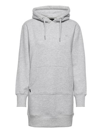 Vintage Logo Emb Hood Dress Grey Superdry