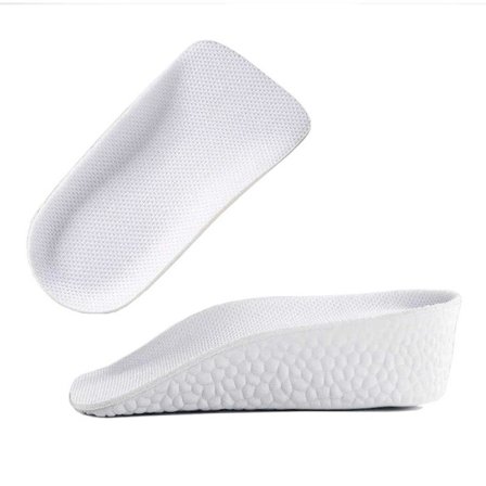 Bekväm Bli Längre Sula Boost - Skoinlägg för Höjdökning 3,5cm vit