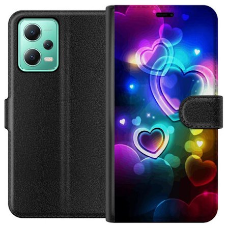 Yhteensopiva Lompakkokotelo Xiaomi Xiaomi Redmi Note 12 NeonRakkaus