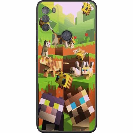 Motorola Moto G50 Svart Skal Minecraft