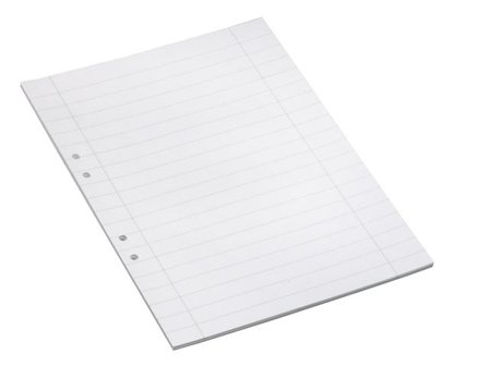 BANTEX Lösblad A4 linjerat 14,5mm hålat 500/fp - Lyreco - Skola och förskola - Förbrukning skola häften - Lösblad och arbetsblad