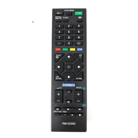 Fjernbetjening - RNCYN - RM-ED062 - Kompatibel med SONY Smart TV - Sort - Nem at bruge