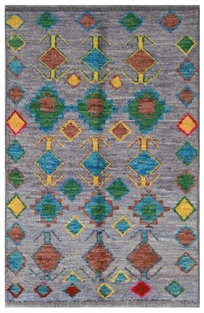 Hand Knotted Moroccan Berber - Afghanistan 73X115