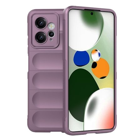 Mjukt greppformat Xiaomi Redmi Note 12 skal - Lila