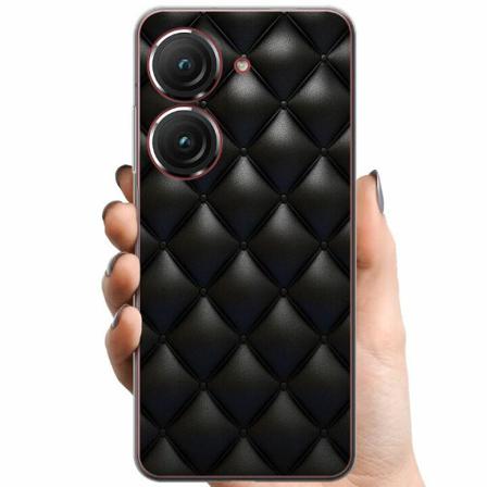 Asus Zenfone 9 Tpu Mobilskal Leather Black