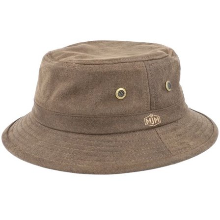 MJM Hats - Brun bucket Hatt - Faux Suede Brown Bucket @ Hatstore
