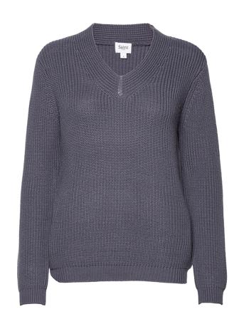Caiasz Ls Pullover Blue Saint Tropez