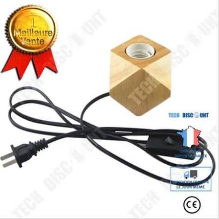 TD Enkel och personlig bordslampa i massivt trä Nordic Wooden