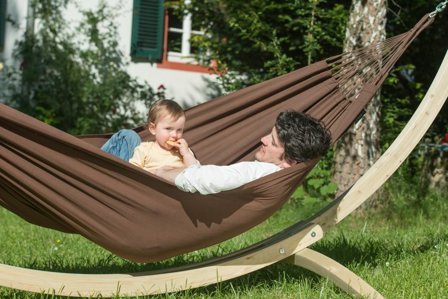 La Siesta Modesta Hengekøye Brun Single Classic