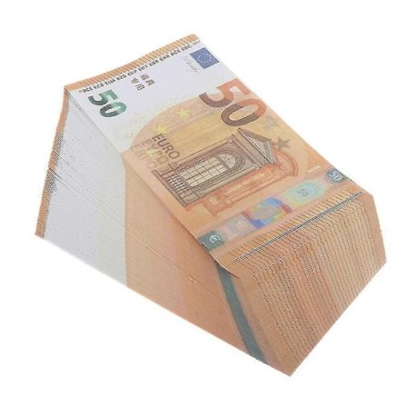 100 kpl Euro rekvisiitta hauska leikki teeskennelty raha rekvisiitta nimellisarvo taika rekvisiitta A-VÄRI B(WS)