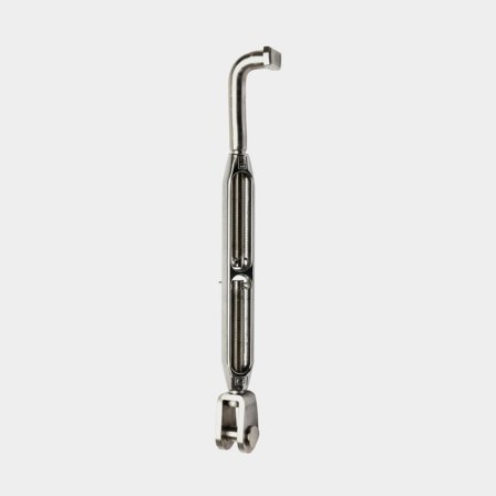 Seldén Turnbuckle - Bronze Body, Stainless Terminals, 7/16", T-Terminal/Fork, ø11 mm Clevis Pin (174-324-22)