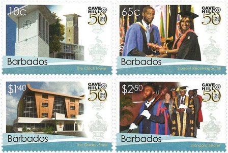 Barbados - Cave Hill - Postfrisk sæt 4v