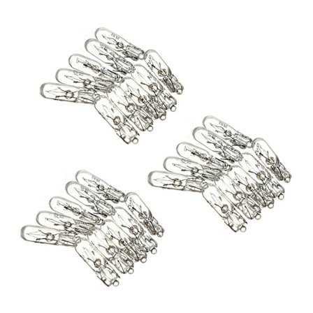 30x 12V T5 2W Pærelamper Halogenpære Bilinstrument