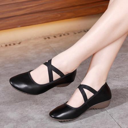Kvinnor Slip On Flats Low Top Dansskor