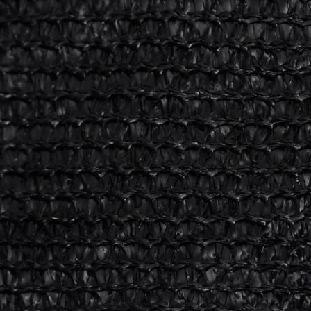 Vidaxl Solsegel 160 G/m² Svart 2x2 M Hdpe Svart