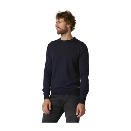 Baldessarini Round-neck Strik Blå, Herre Strik