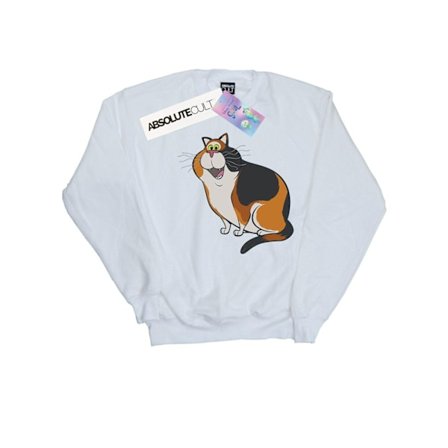 Disney Girls Soul Mr Mittens Sweatshirt 3-4 år Vit