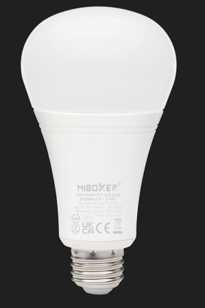 SYNERGY 21 LED Retrofit E27 12W RGB-WW Lampe mit Funk und Zigbee 3.0 *Milight/Miboxer*
