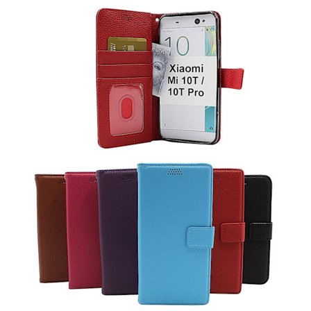 New Standcase Wallet Xiaomi Mi 10T / Mi 10T Pro (Svart)