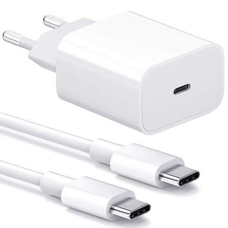 Laddare Kompatibel med Samsung 25W-Snabb Laddare USB-C-Strömadapter+Kabel 2m