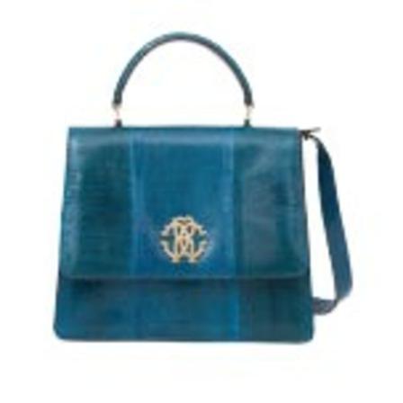 Roberto Cavalli, Handbags Blauw, Dames, Maat:ONE Size