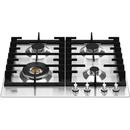 Bertazzoni Modern P604LMODX gaskomfur stål 60 cm - Rustfri stål | KitchenOne