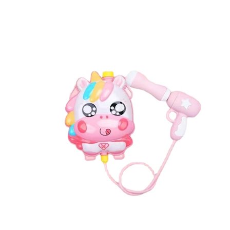 Barn vattenpistol ryggsäck 1800ml rosa ponny ryggsäck