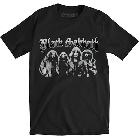 Black Sabbath Unisex Adult Group Shot T-Shirt XXL Svart
