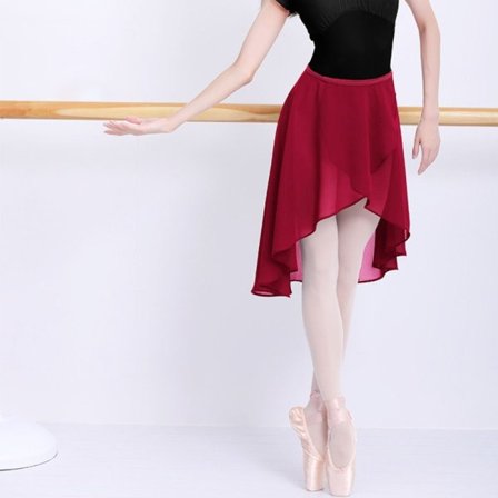 Balettkjole Lang kjole VINRØD Vinrød