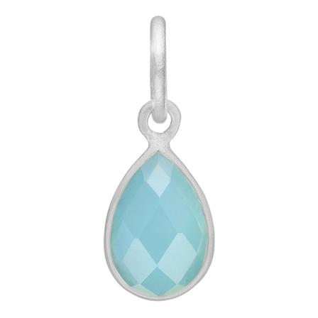 Frk. Lisberg, Sophie pendant aqua silver Niebieski, Kobieta, Rozmiar: ONE Size