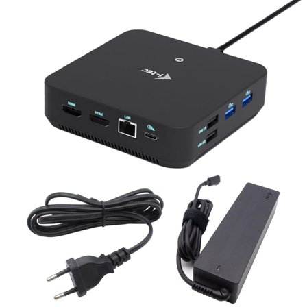 I-TEC USB-C 1XDP 2X HDMI DOCK PD 100W + CHARGER 100W ACCS