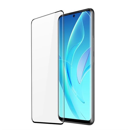 Dux Ducis Curved Glass Hærdet glas til Honor 60 Pro med en sort ramme