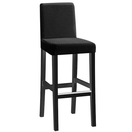 (Musta) Baarijakkarapeitteet, Keittiöjakkarapeitteet, 2 osan setti