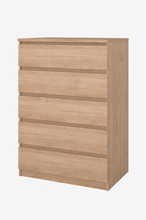 Tvilum - Naia Byrå 5 lådor - Paket - Brun - Byråar - Från Homeroom