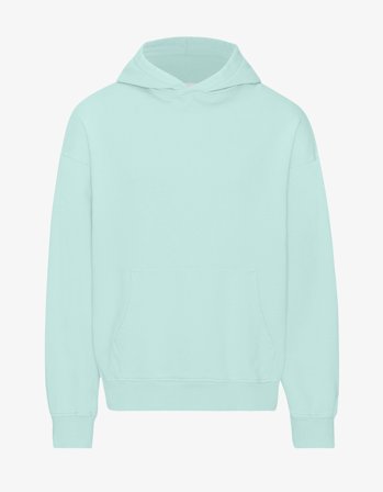 Organic Oversized Hood - Light Aqua - S