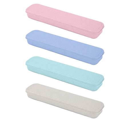 4 kpl matkailuaterimien koteloita, kannettava aterimien säilytyslaatikko, aterimien laatikot