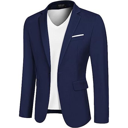 Herrar Regular Fit Athleisure Blazer Casual Suit
