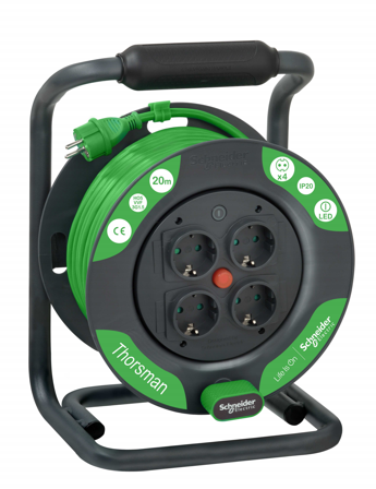 Schneider Electric IMT Kabelsnelle 20 m, Stikkontakter & kabler