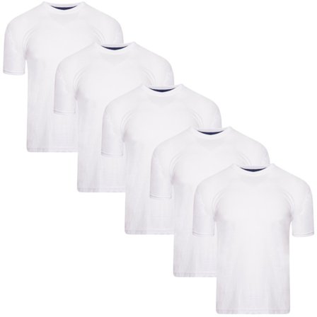 Keanu Herr T-shirt Enfärgad (5-pack) XXL Vit