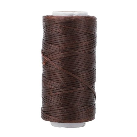 5 ruller vokset tråd 150D manuell DIY håndsøm flat vokset tråd fiber monofilament linje kaffe