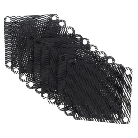 Computer Mesh Filter Sæt 10 stk. Pc Køler Mesh Cover Nem Rengøring og Robust Materiale