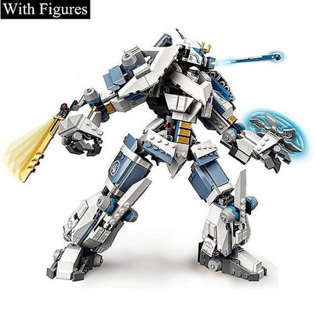 756pcs Ninja City Zane's Titan Mech Battle Model Set Building Blocks 71738 Toy Bricks Birthday Gift