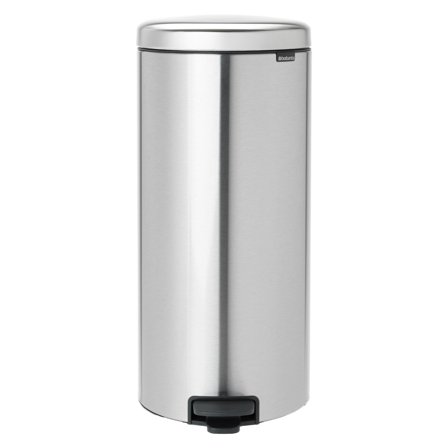 Brabantia NewIcon pedalbøtte 30 liter, mattbørstet stål