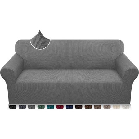 Høy stretch sofa trekk 3 seter ultra myk stilig sofa C