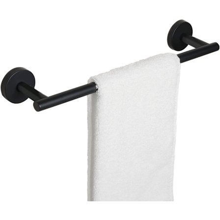Vægmonteret badehåndklædestang, 30 cm, SUS-304 rustfrit stål mat