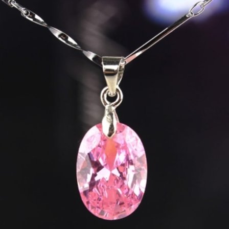 18K Guldfyllda Filled HALSBAND Kristall